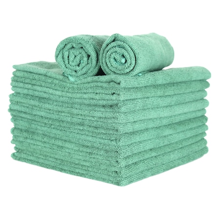 Monarch SmartChoice Microfiber Hand Towel 15x24 Hunter Green (12pk) M915210HG